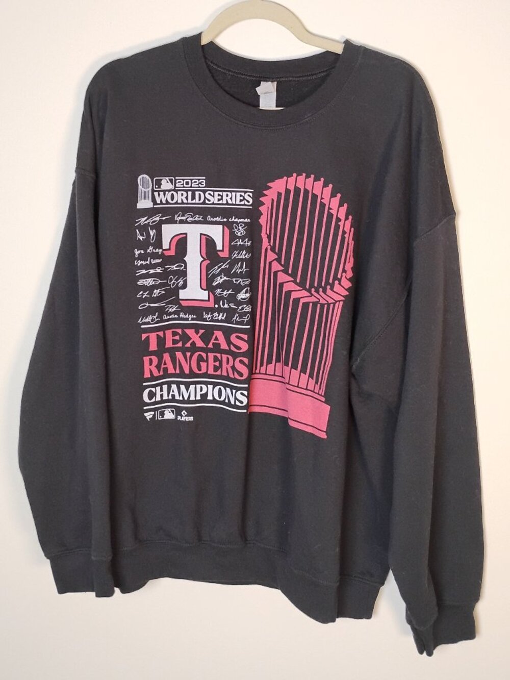 EUC Texas Rangers Baseball Sweatshirt